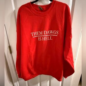 UGA Red Graphic Sweatshirt